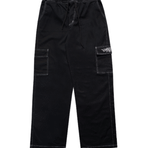 Calça Cargo Sarja pespontada