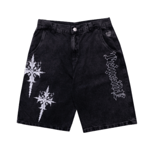 Bermuda TripSide jeans marmorizado
