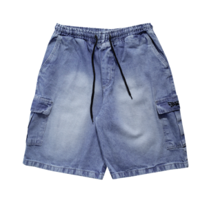 Bermuda Jeans Cargo Trip Side