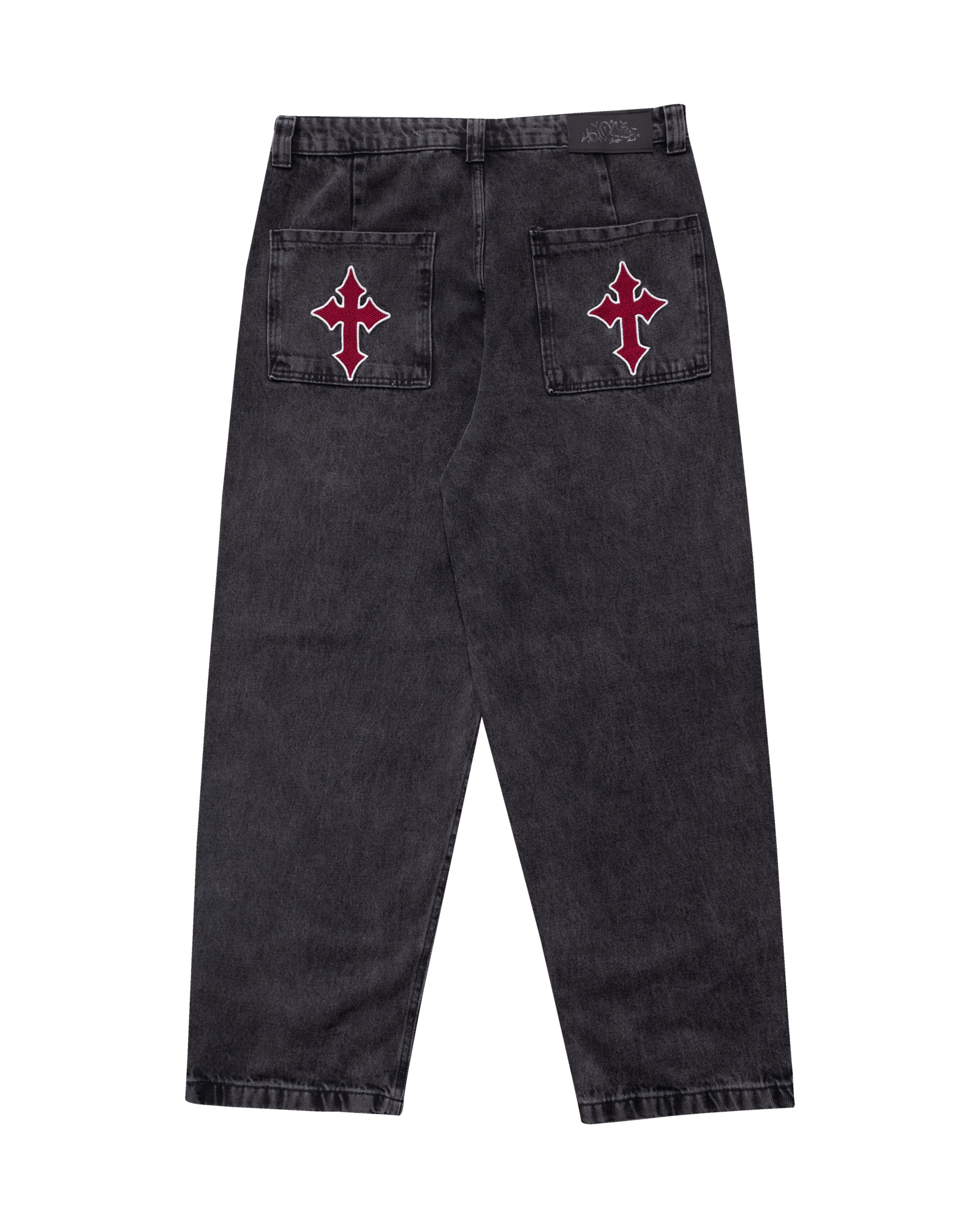 Calça Jeans Baggy Trip Cruz Vermelha - Bless Streetwear