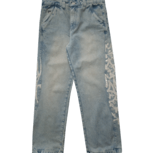 Calça Jeans Trip Side Efeito Craquelada Natural