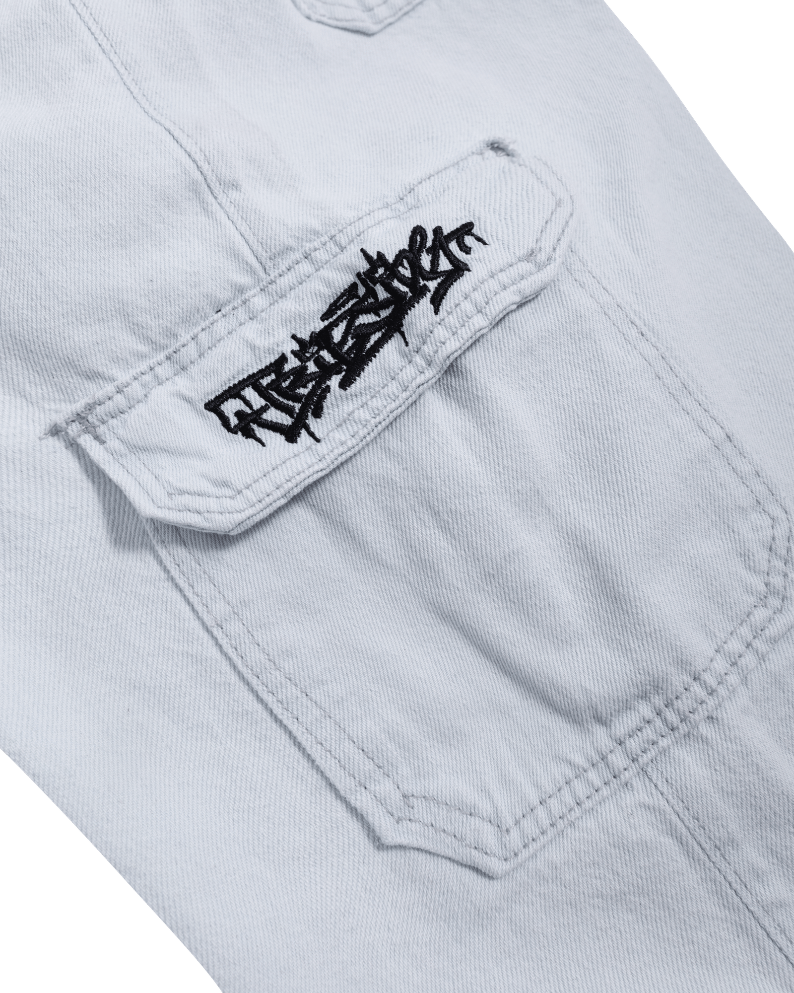 Calça Jeans Cargo Trip Side