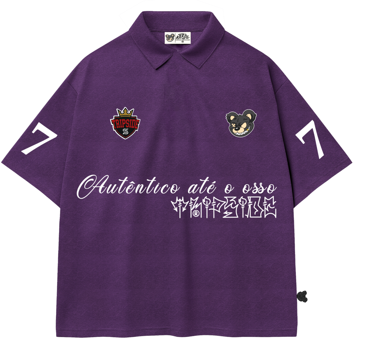 Polo Oversized Trip Side Piquet