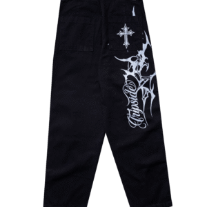 calça baggy trip side com silk